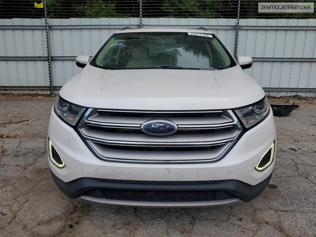 2015 Ford Edge Sel VIN: 2FMTK3J87FBB70369 Lot: 70572104