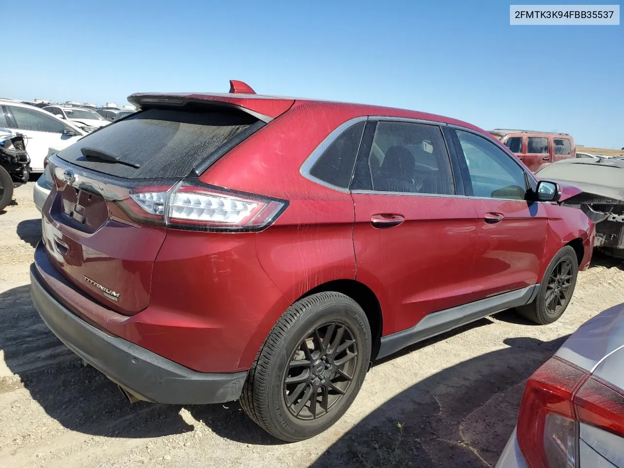 2FMTK3K94FBB35537 2015 Ford Edge Titanium