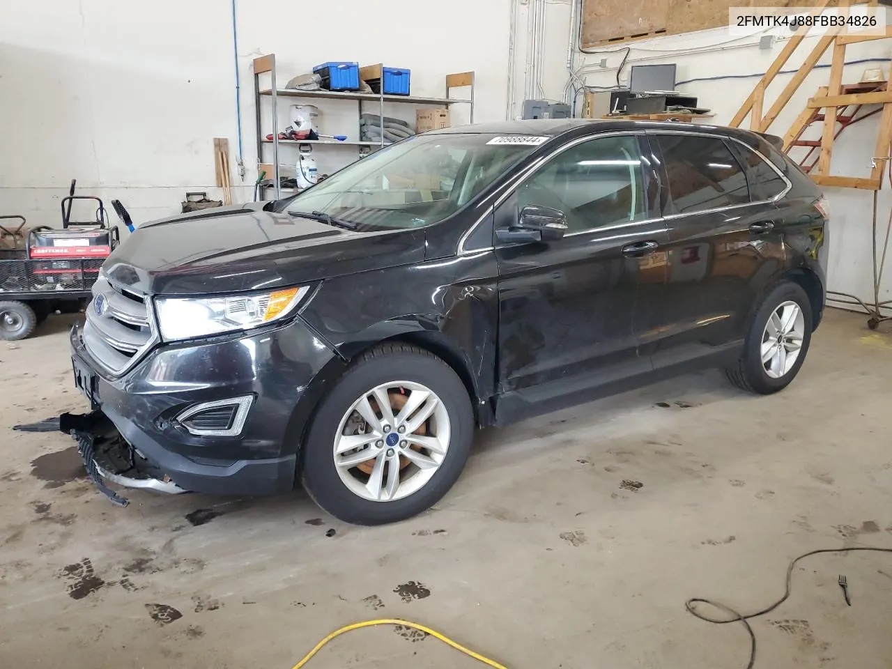 2015 Ford Edge Sel VIN: 2FMTK4J88FBB34826 Lot: 70988844