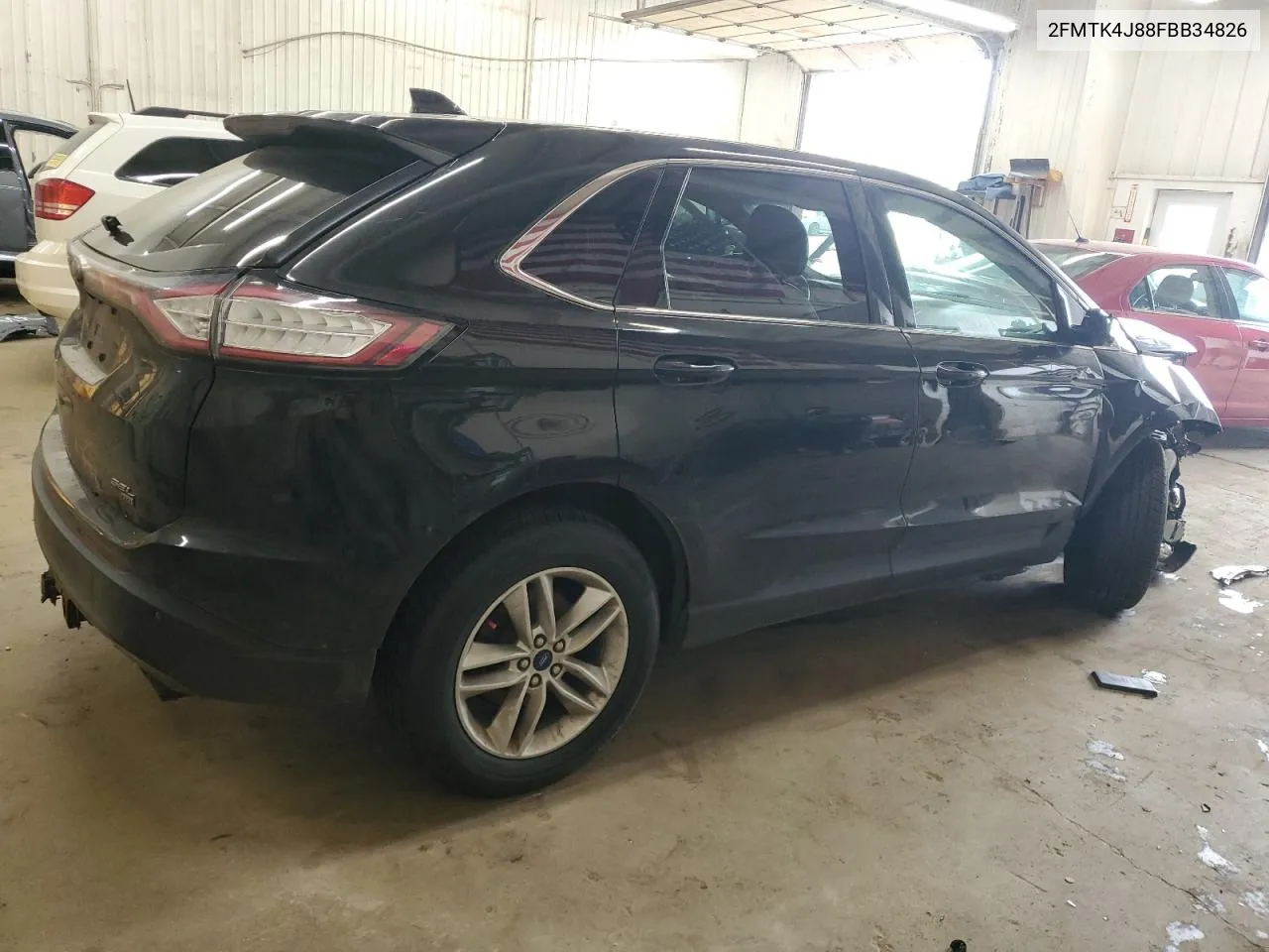 2015 Ford Edge Sel VIN: 2FMTK4J88FBB34826 Lot: 70988844