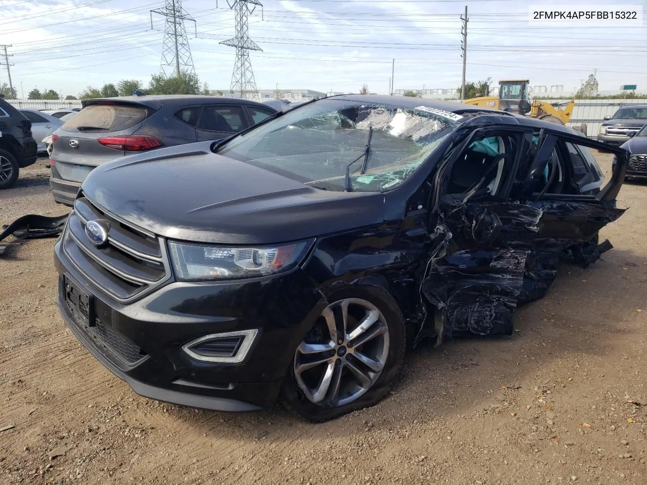 2015 Ford Edge Sport VIN: 2FMPK4AP5FBB15322 Lot: 71072724