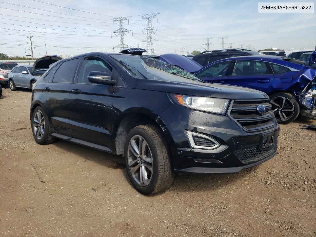 2015 Ford Edge Sport VIN: 2FMPK4AP5FBB15322 Lot: 71072724