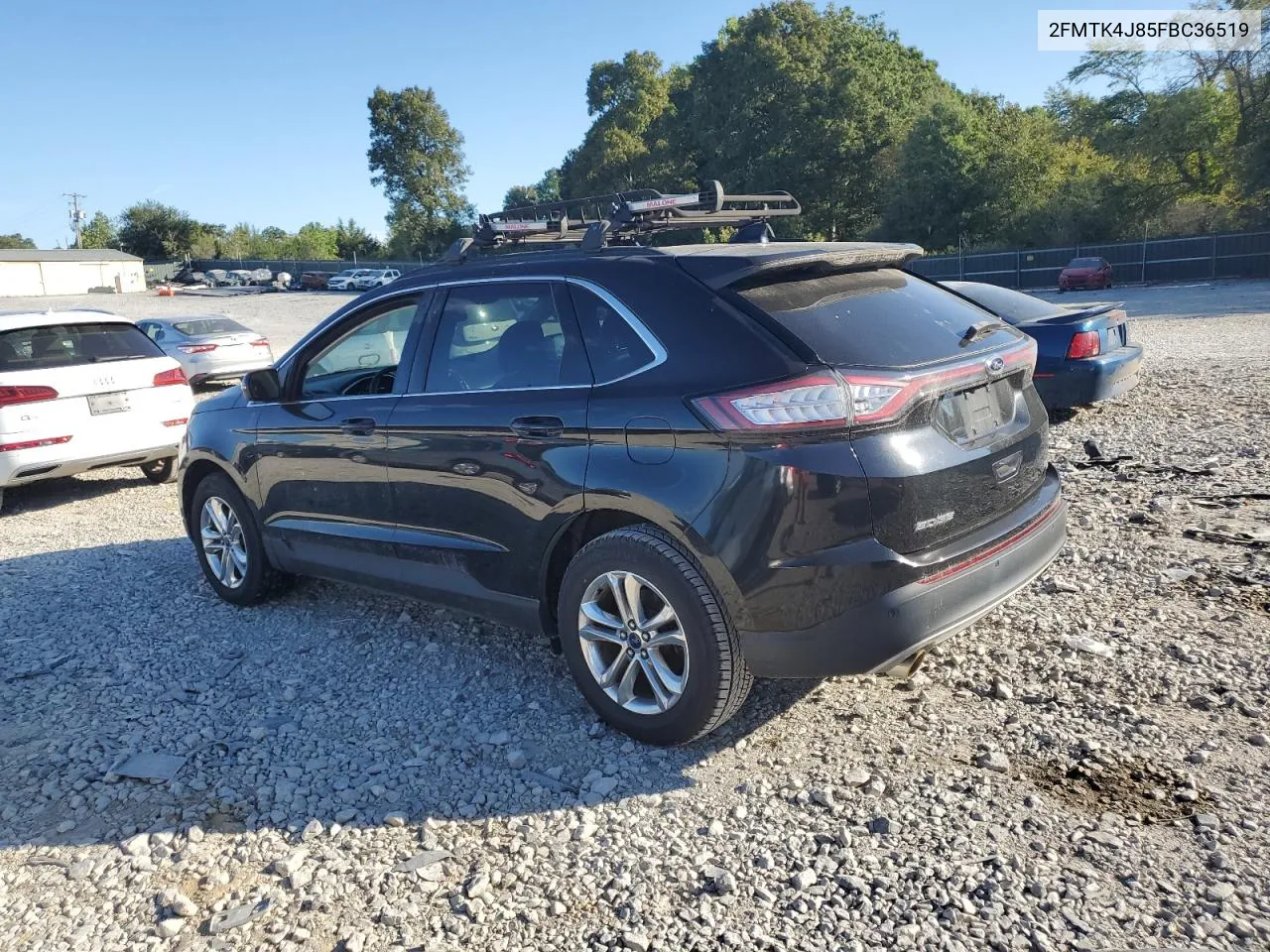 2015 Ford Edge Sel VIN: 2FMTK4J85FBC36519 Lot: 71398994