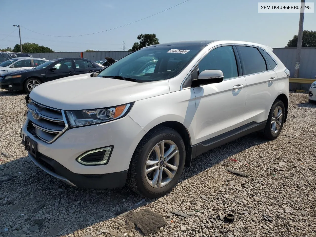 2015 Ford Edge Sel VIN: 2FMTK4J96FBB07195 Lot: 71601994