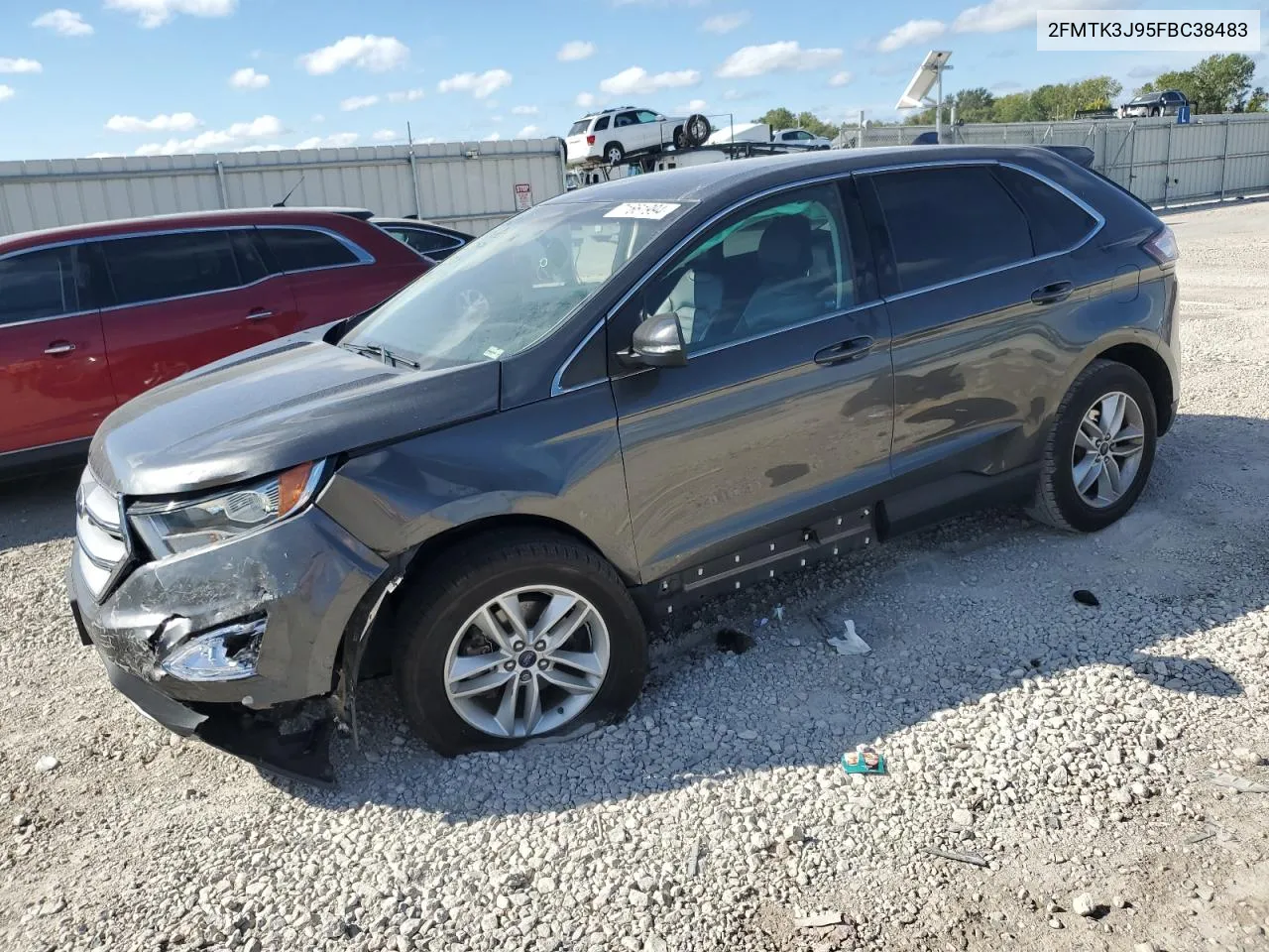 2015 Ford Edge Sel VIN: 2FMTK3J95FBC38483 Lot: 71661994