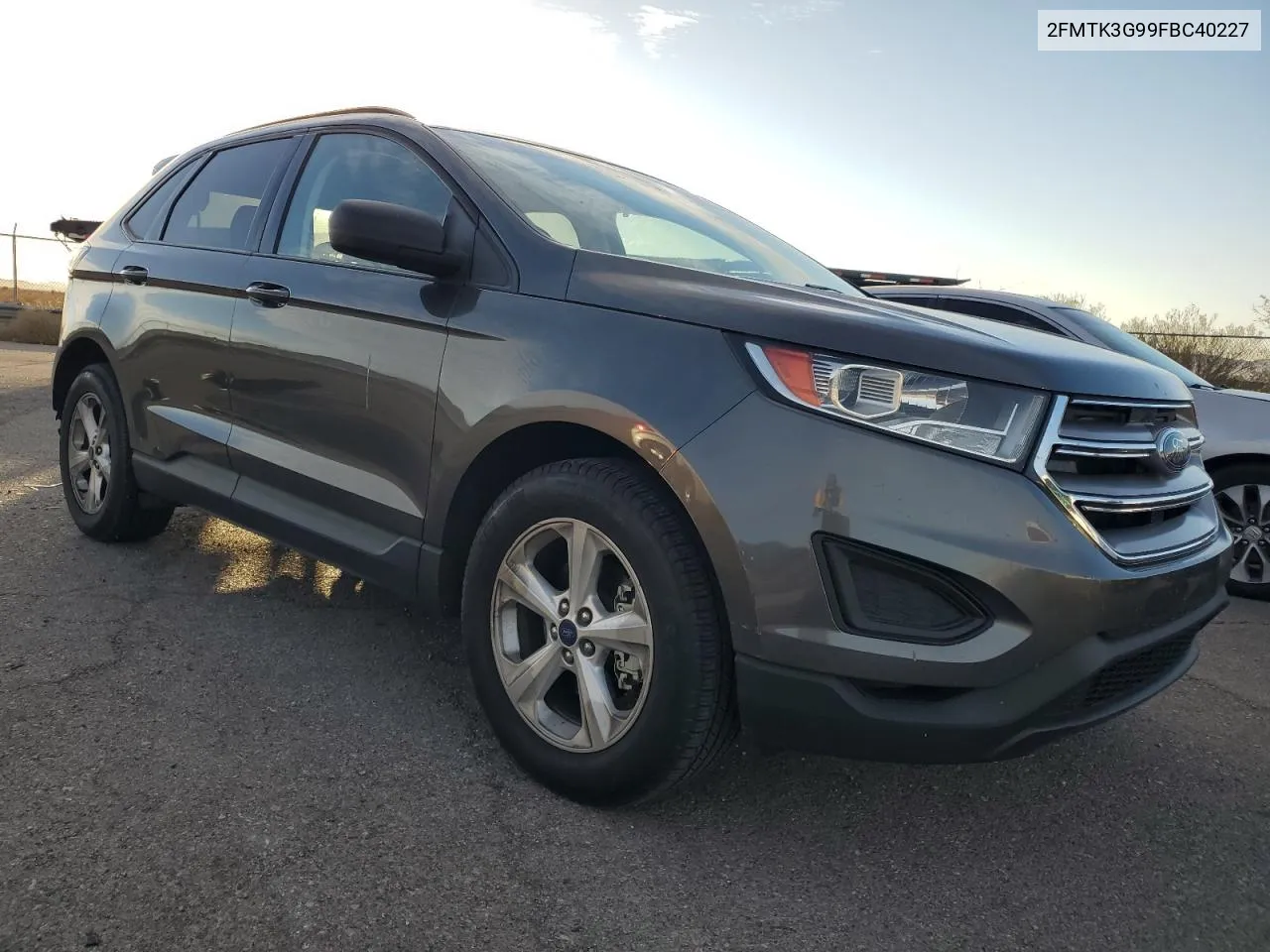 2015 Ford Edge Se VIN: 2FMTK3G99FBC40227 Lot: 72185464