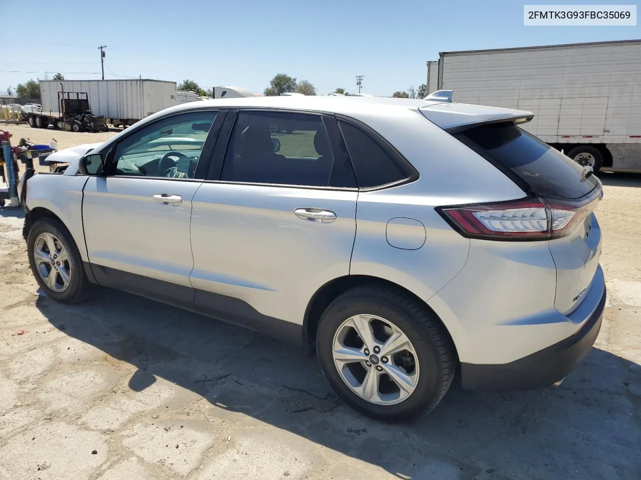 2015 Ford Edge Se VIN: 2FMTK3G93FBC35069 Lot: 72216014