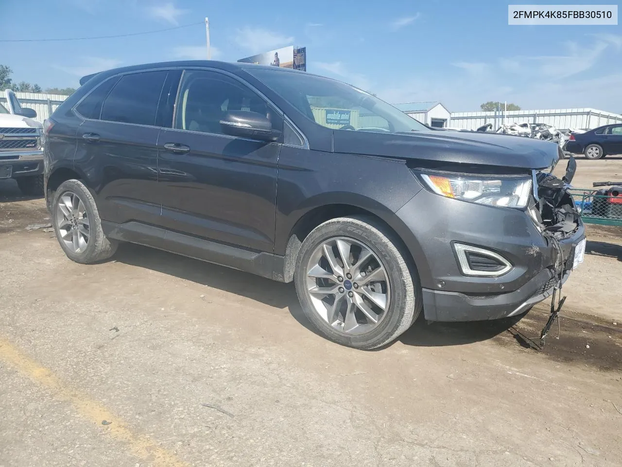 2FMPK4K85FBB30510 2015 Ford Edge Titanium