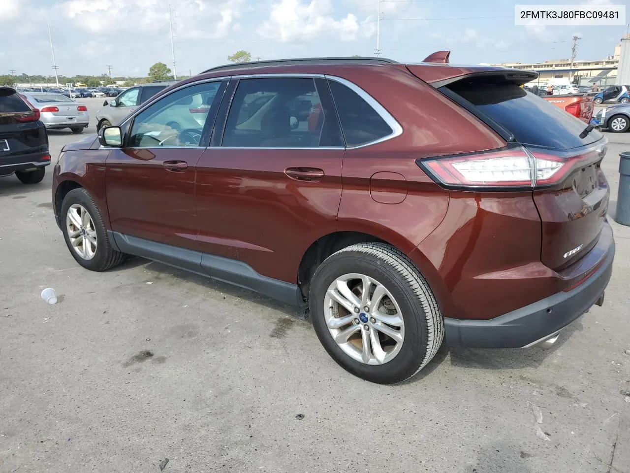 2FMTK3J80FBC09481 2015 Ford Edge Sel