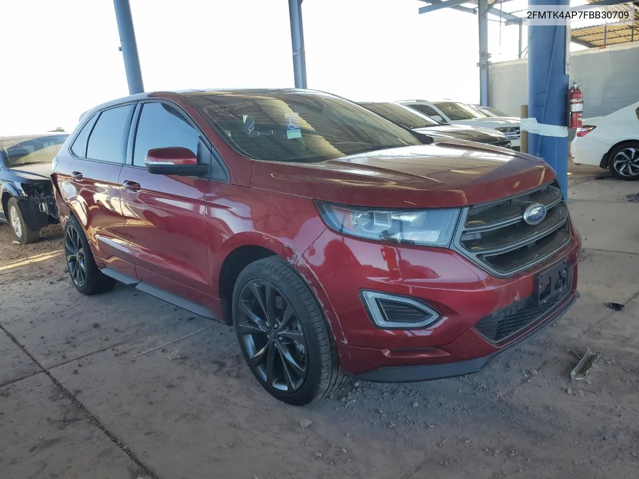 2FMTK4AP7FBB30709 2015 Ford Edge Sport