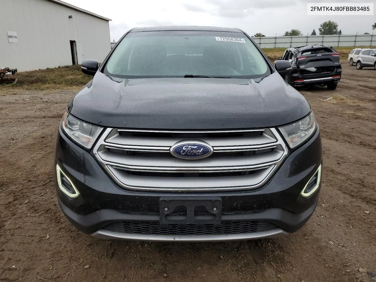 2015 Ford Edge Sel VIN: 2FMTK4J80FBB83485 Lot: 72958304