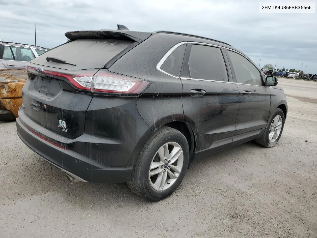 2015 Ford Edge Sel VIN: 2FMTK4J86FBB35666 Lot: 74357914