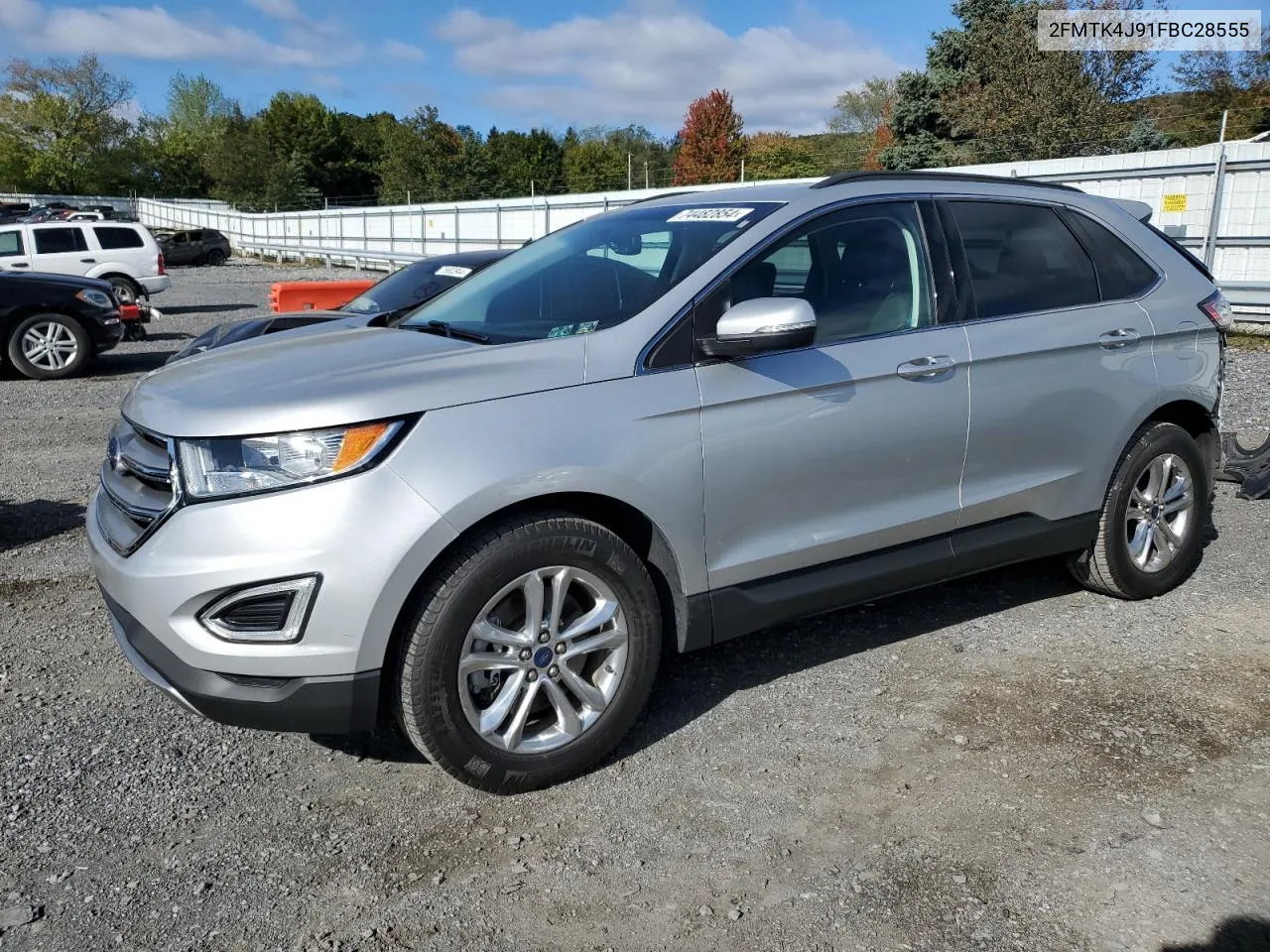 2015 Ford Edge Sel VIN: 2FMTK4J91FBC28555 Lot: 74482854