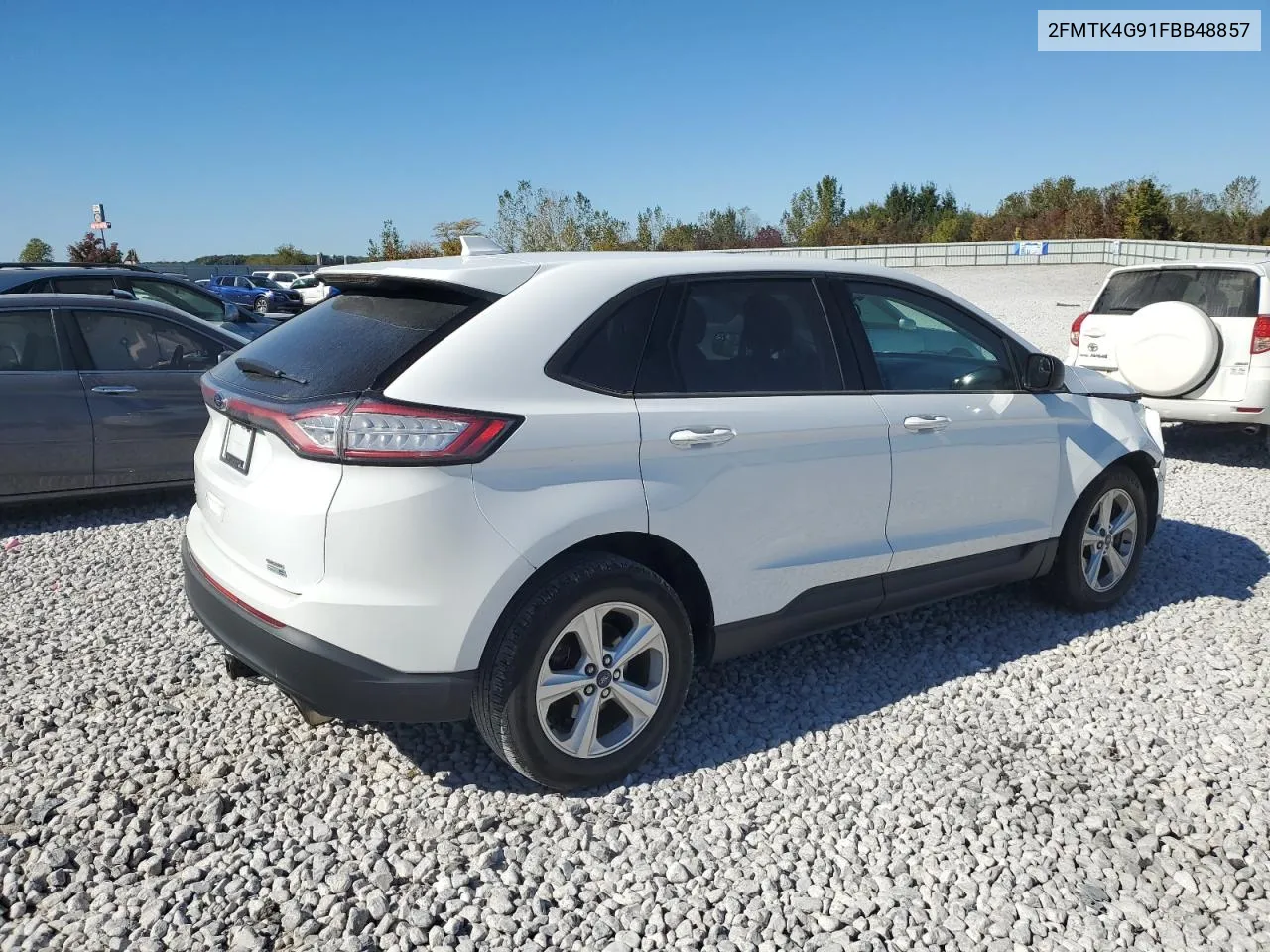 2015 Ford Edge Se VIN: 2FMTK4G91FBB48857 Lot: 74688684