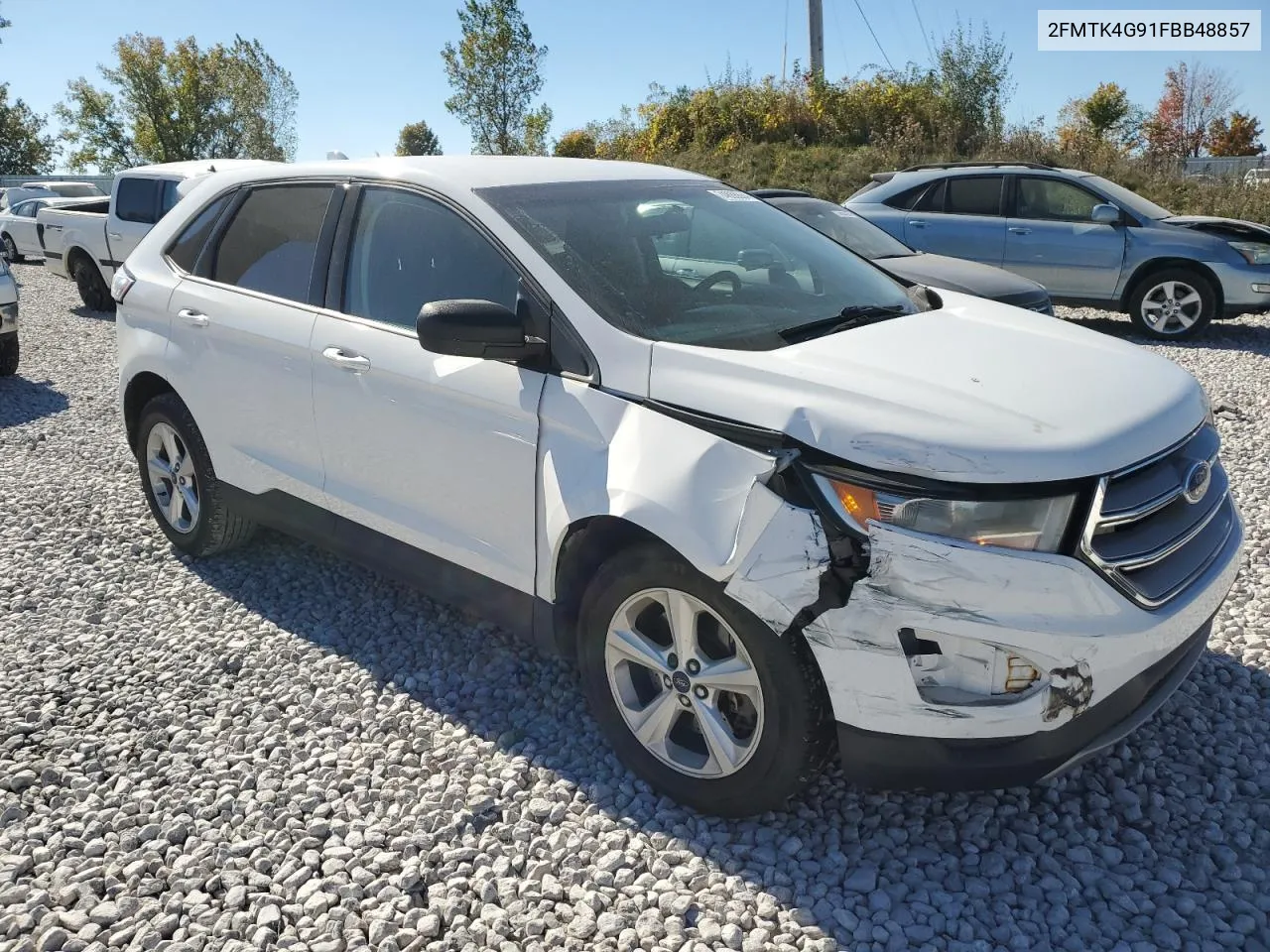 2015 Ford Edge Se VIN: 2FMTK4G91FBB48857 Lot: 74688684