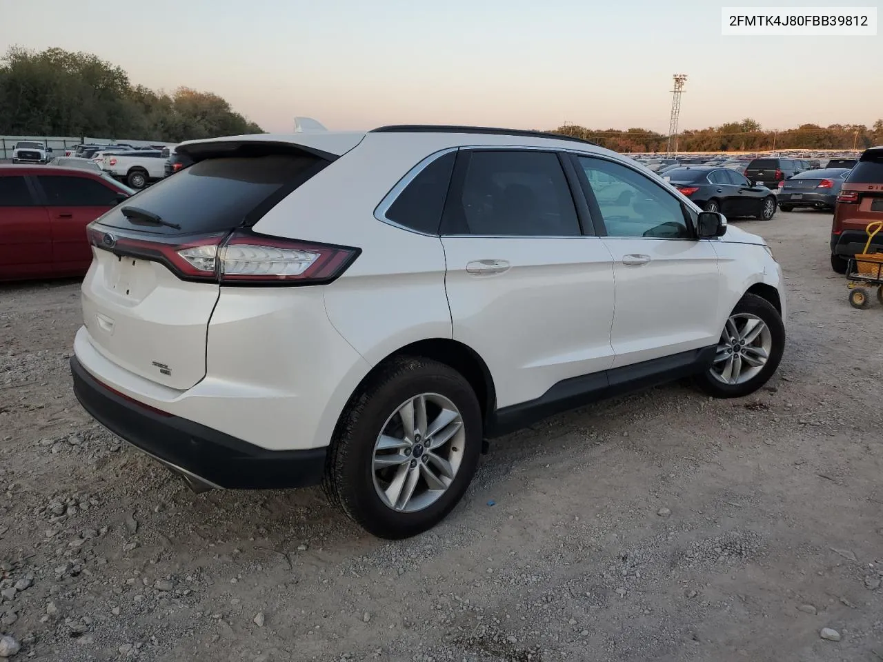 2015 Ford Edge Sel VIN: 2FMTK4J80FBB39812 Lot: 75748854