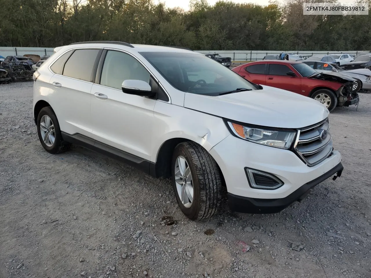 2015 Ford Edge Sel VIN: 2FMTK4J80FBB39812 Lot: 75748854