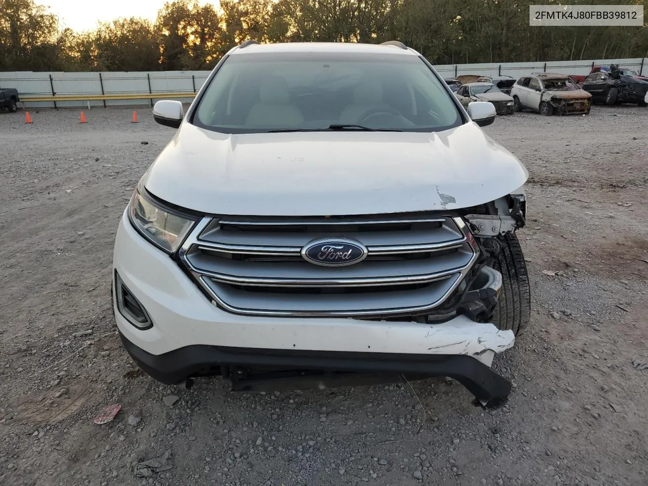 2015 Ford Edge Sel VIN: 2FMTK4J80FBB39812 Lot: 75748854