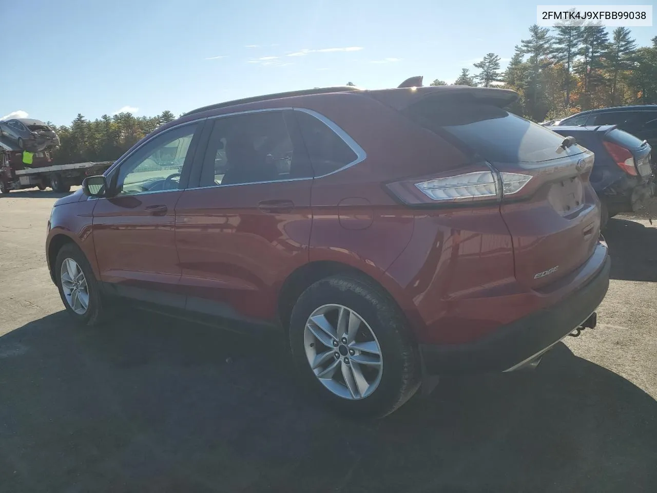 2015 Ford Edge Sel VIN: 2FMTK4J9XFBB99038 Lot: 76204124