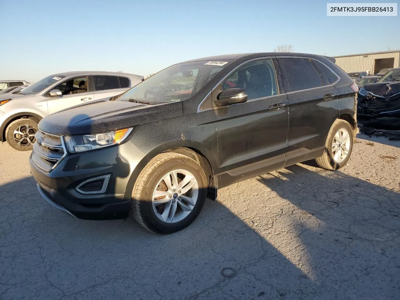 2015 Ford Edge Sel VIN: 2FMTK3J95FBB26413 Lot: 76844294