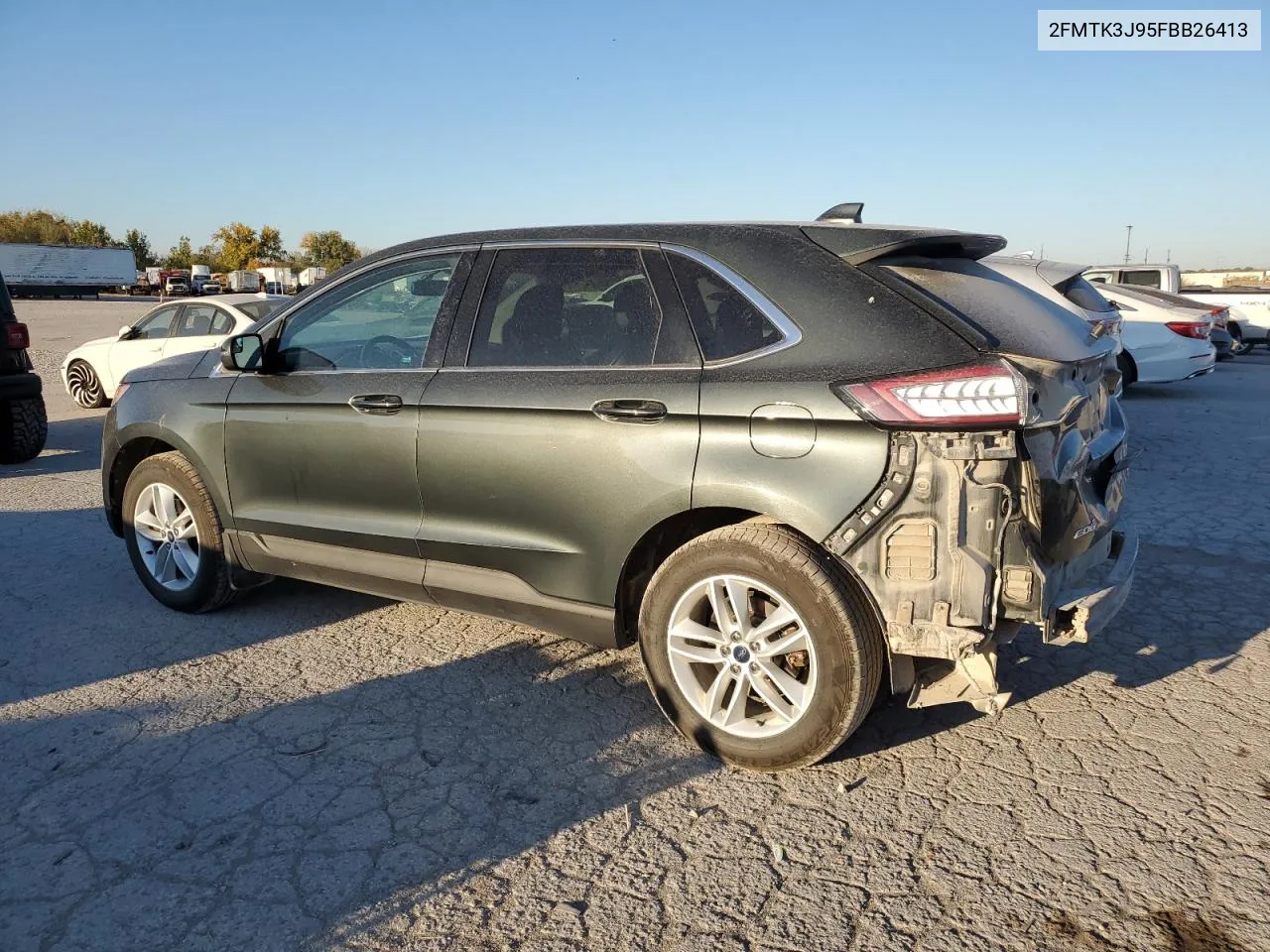 2015 Ford Edge Sel VIN: 2FMTK3J95FBB26413 Lot: 76844294