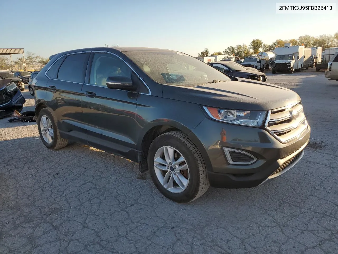 2015 Ford Edge Sel VIN: 2FMTK3J95FBB26413 Lot: 76844294