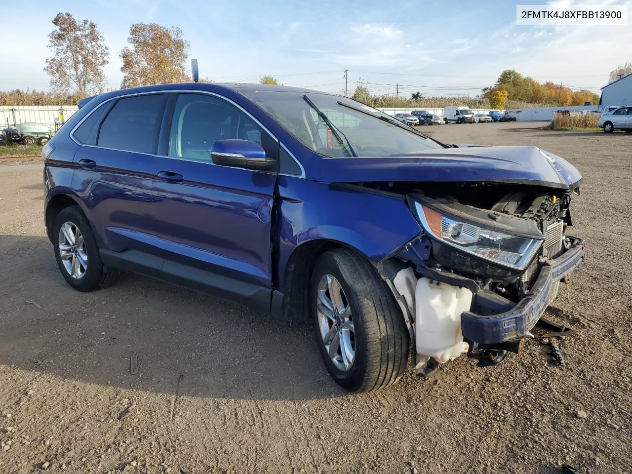 2015 Ford Edge Sel VIN: 2FMTK4J8XFBB13900 Lot: 77456384