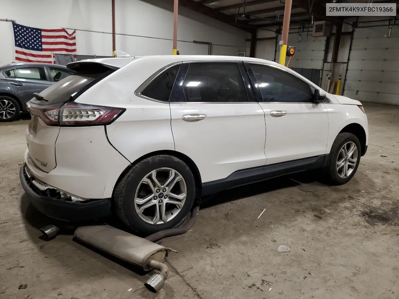 2015 Ford Edge Titanium VIN: 2FMTK4K9XFBC19366 Lot: 77616374