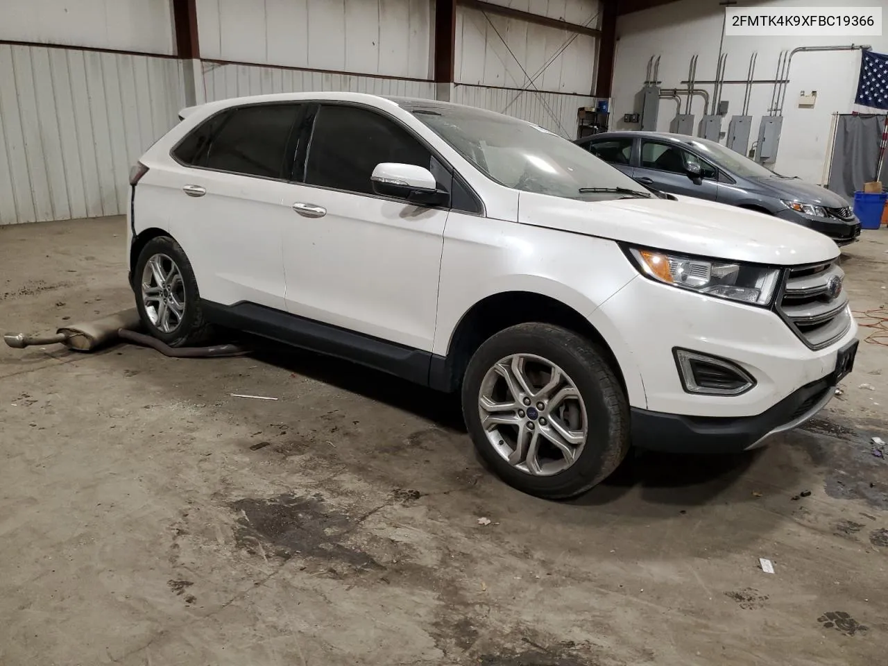 2015 Ford Edge Titanium VIN: 2FMTK4K9XFBC19366 Lot: 77616374