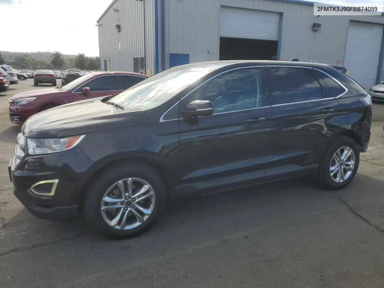 2015 Ford Edge Sel VIN: 2FMTK3J90FBB74059 Lot: 77908324