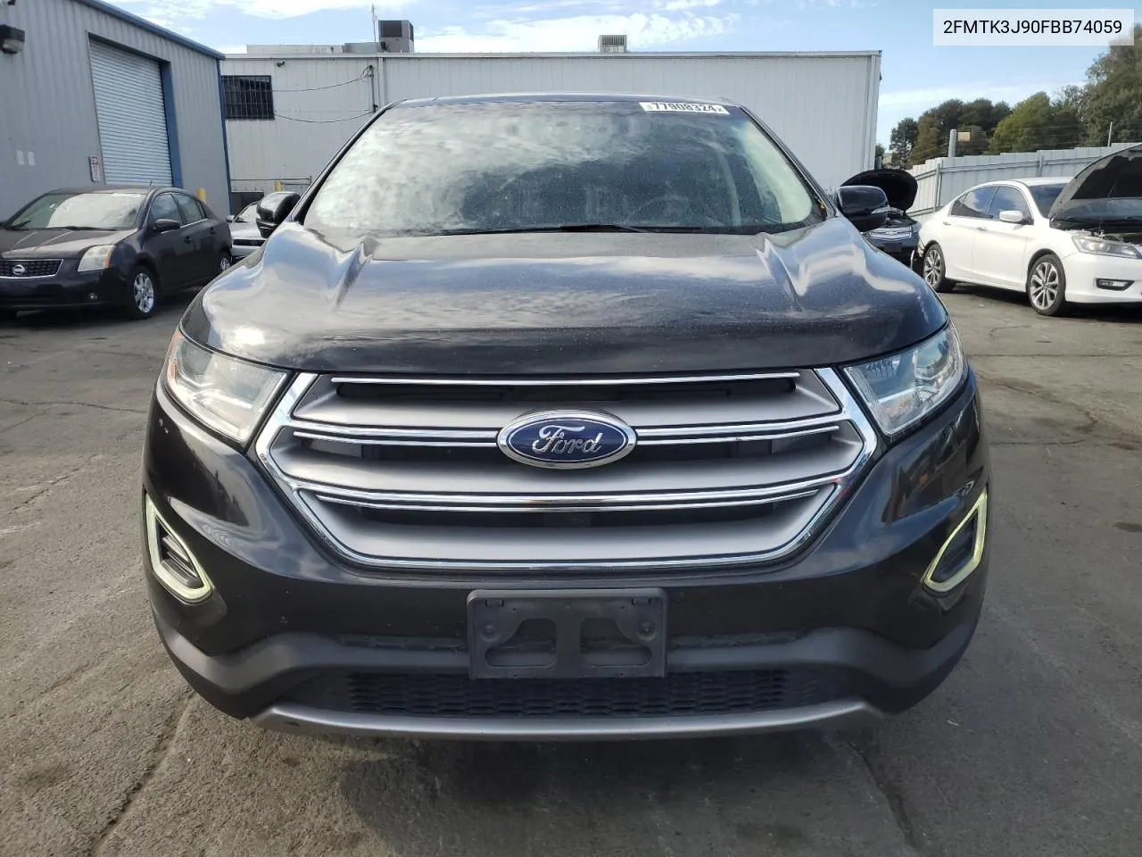 2015 Ford Edge Sel VIN: 2FMTK3J90FBB74059 Lot: 77908324