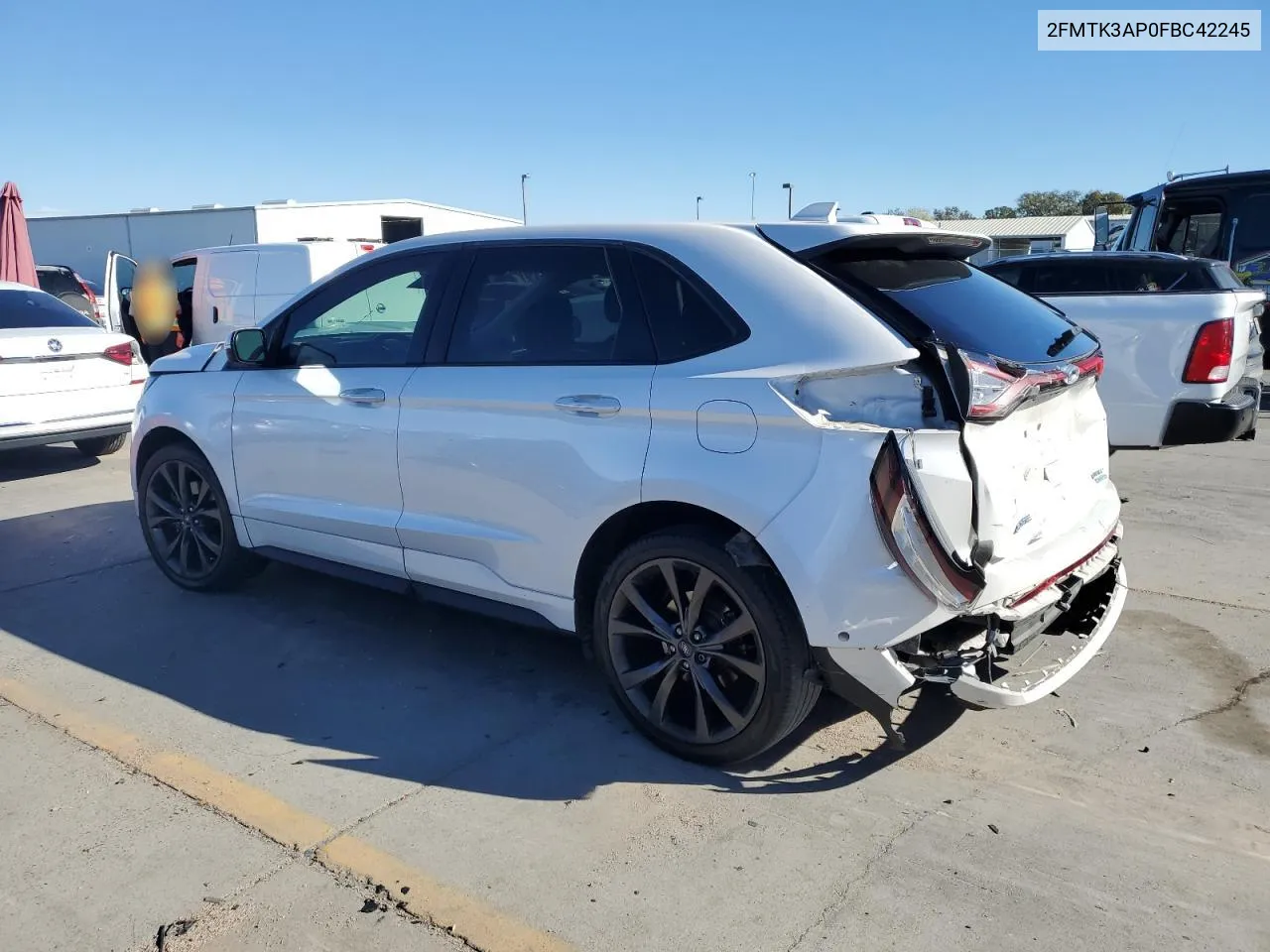 2015 Ford Edge Sport VIN: 2FMTK3AP0FBC42245 Lot: 78652014