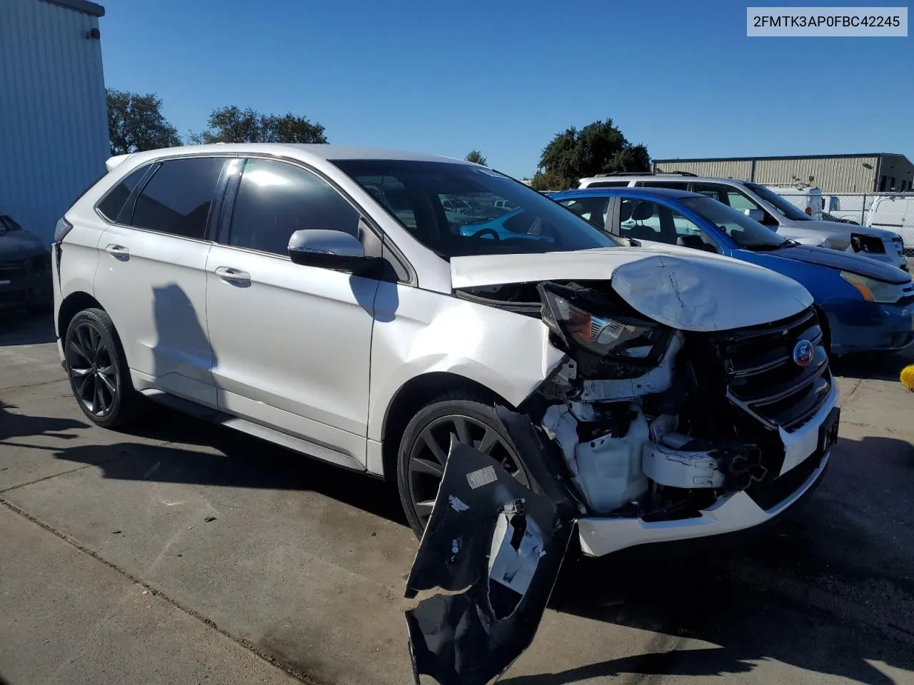 2015 Ford Edge Sport VIN: 2FMTK3AP0FBC42245 Lot: 78652014