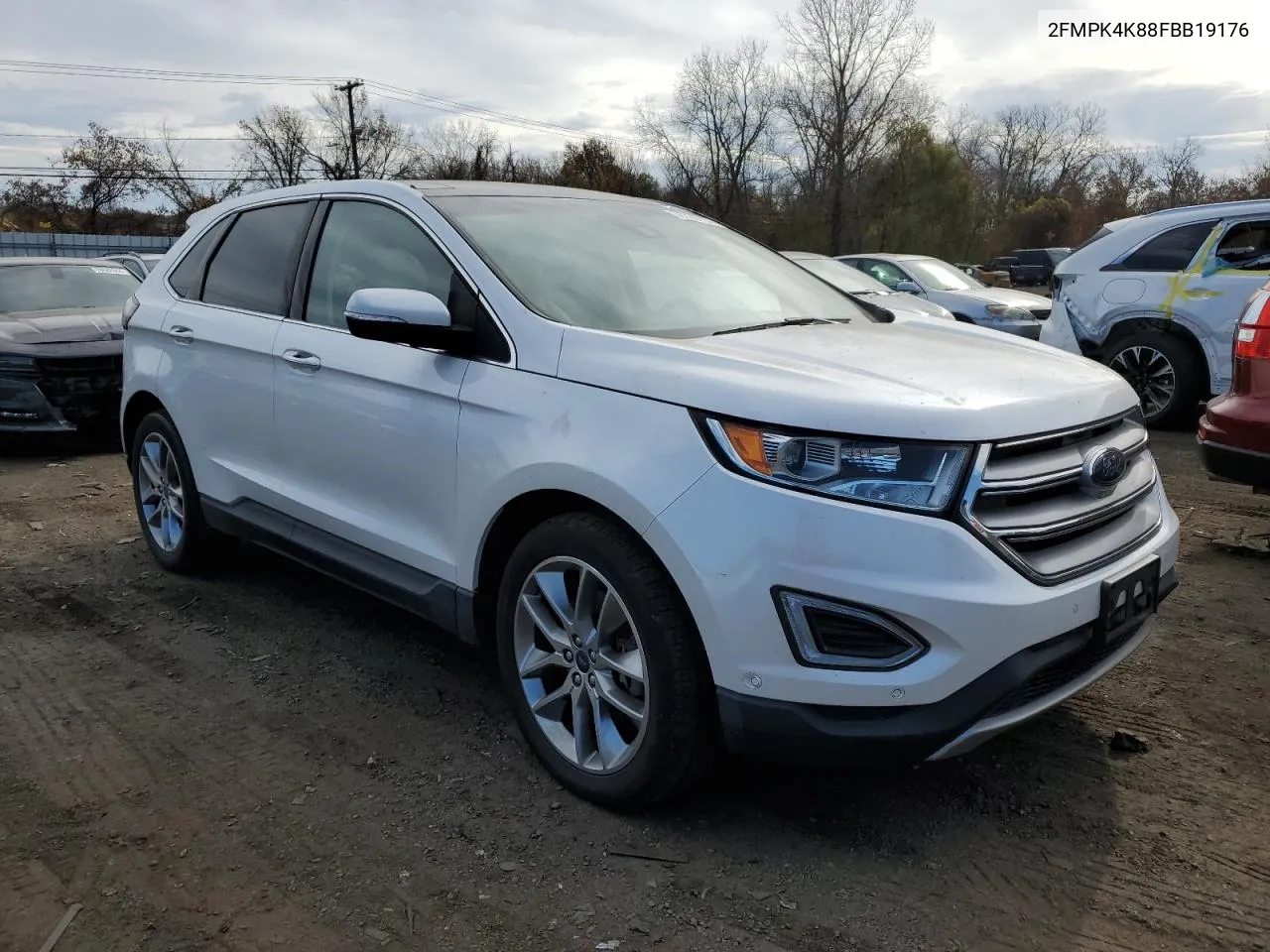 2FMPK4K88FBB19176 2015 Ford Edge Titanium