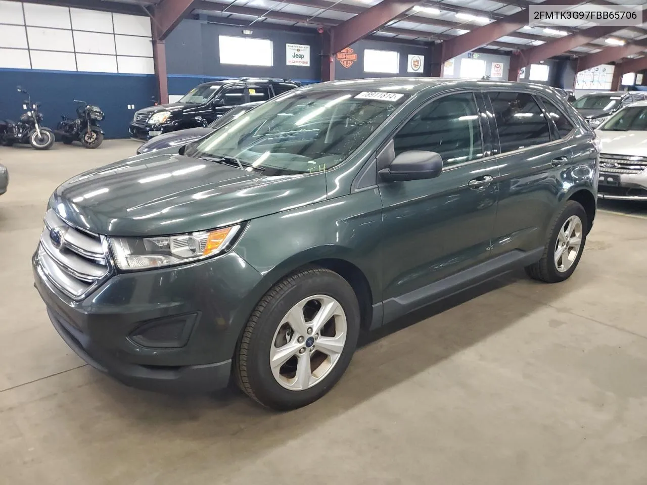 2015 Ford Edge Se VIN: 2FMTK3G97FBB65706 Lot: 78911814