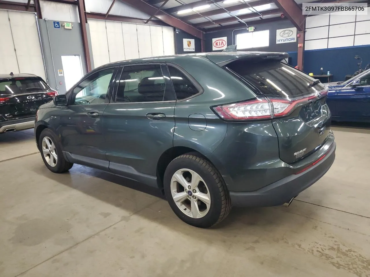 2015 Ford Edge Se VIN: 2FMTK3G97FBB65706 Lot: 78911814