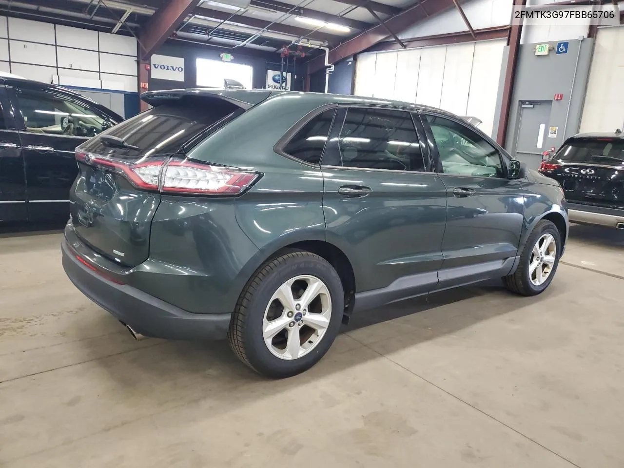 2015 Ford Edge Se VIN: 2FMTK3G97FBB65706 Lot: 78911814