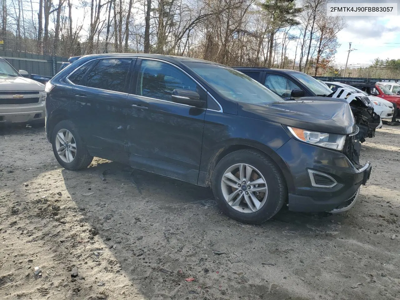 2015 Ford Edge Sel VIN: 2FMTK4J90FBB83057 Lot: 78990704