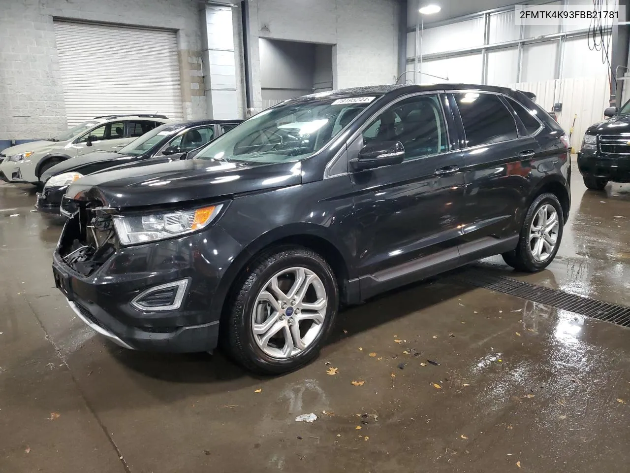 2015 Ford Edge Titanium VIN: 2FMTK4K93FBB21781 Lot: 79195244