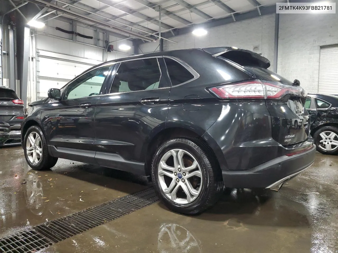 2015 Ford Edge Titanium VIN: 2FMTK4K93FBB21781 Lot: 79195244