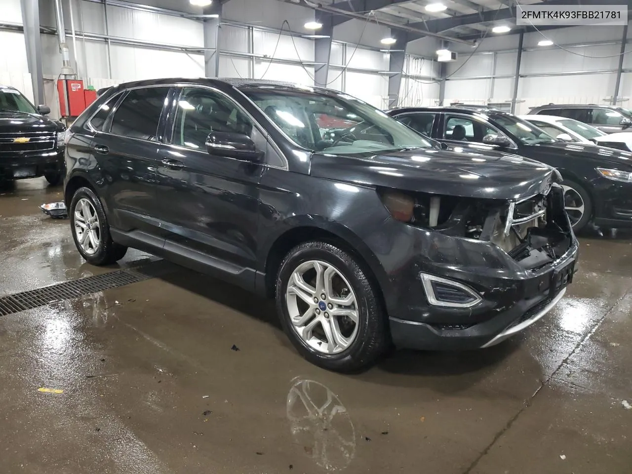 2015 Ford Edge Titanium VIN: 2FMTK4K93FBB21781 Lot: 79195244