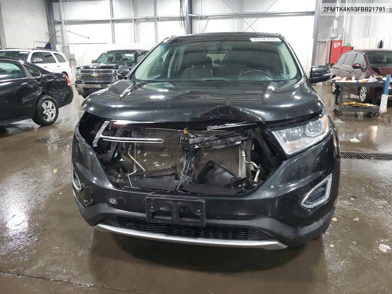 2015 Ford Edge Titanium VIN: 2FMTK4K93FBB21781 Lot: 79195244