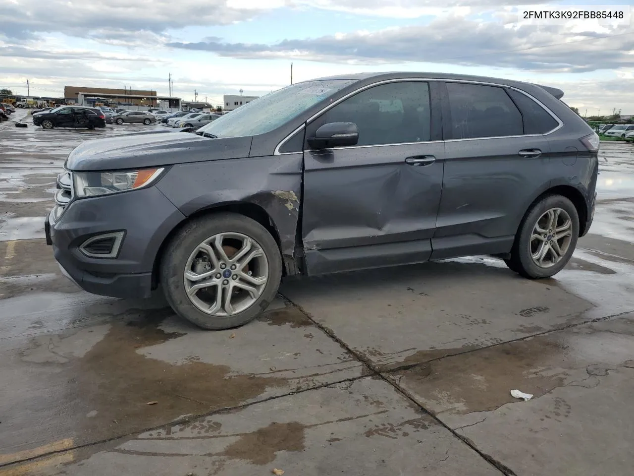 2015 Ford Edge Titanium VIN: 2FMTK3K92FBB85448 Lot: 79295784