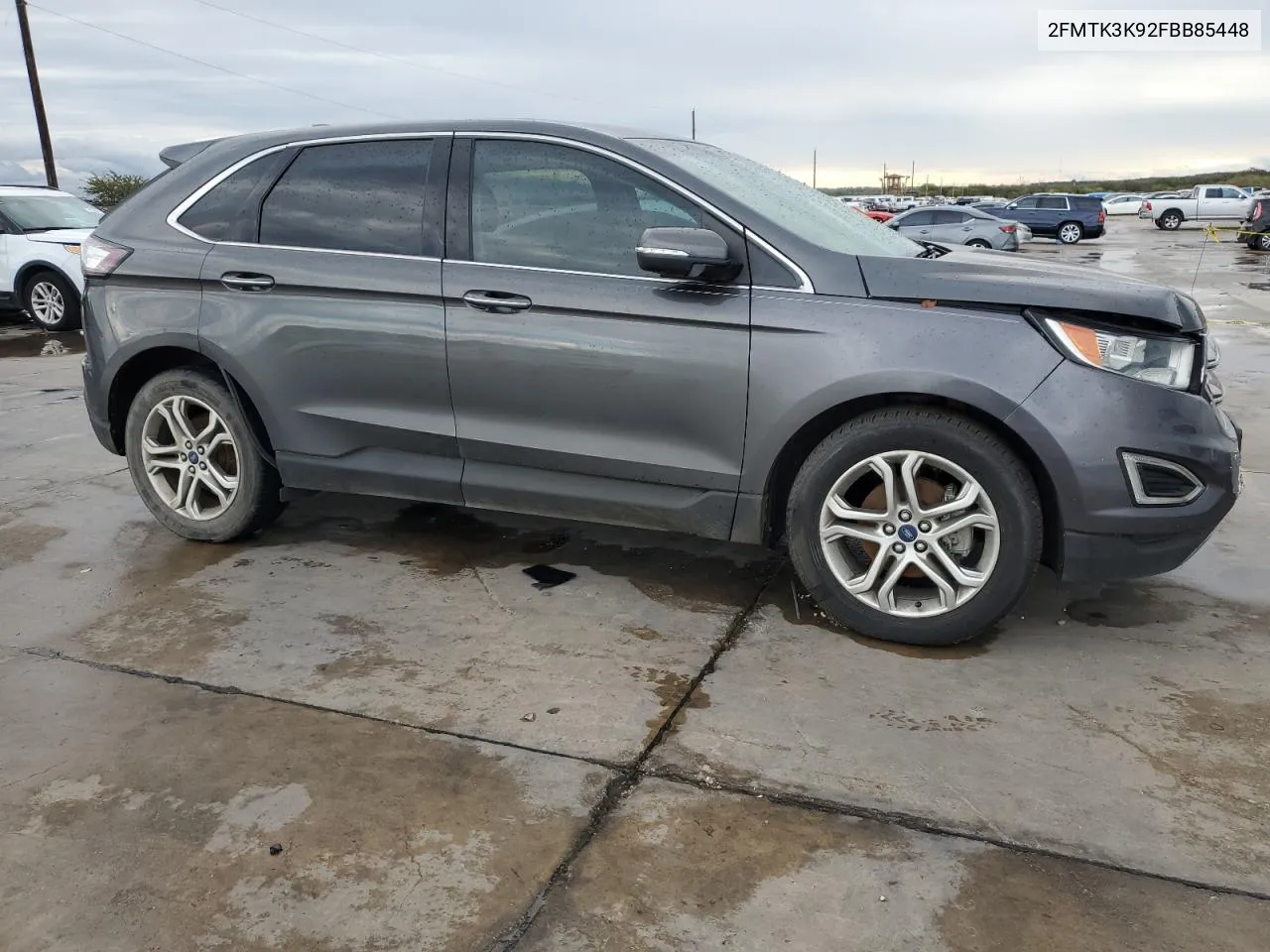 2015 Ford Edge Titanium VIN: 2FMTK3K92FBB85448 Lot: 79295784