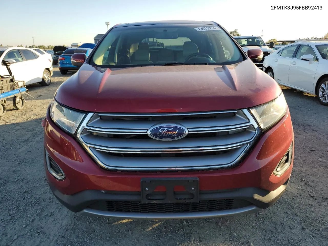 2015 Ford Edge Sel VIN: 2FMTK3J95FBB92413 Lot: 79572704