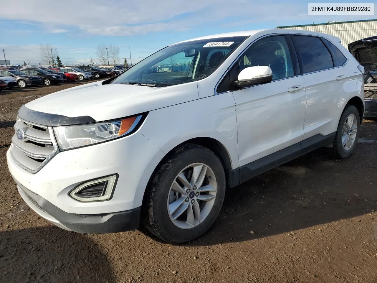 2015 Ford Edge Sel VIN: 2FMTK4J89FBB29280 Lot: 79641744