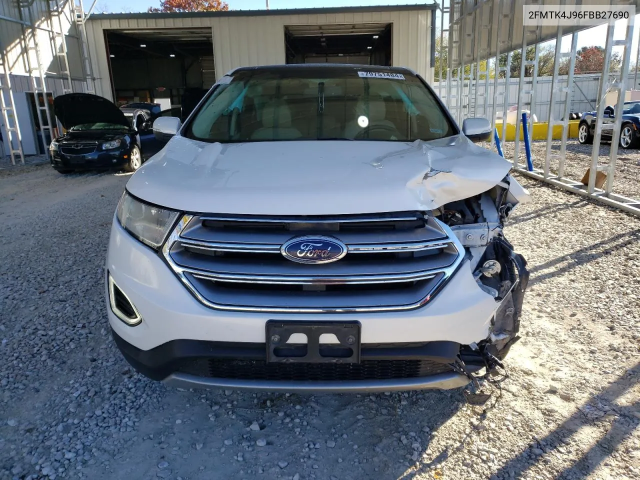 2015 Ford Edge Sel VIN: 2FMTK4J96FBB27690 Lot: 79751484