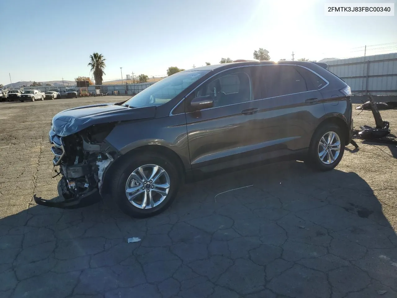 2015 Ford Edge Sel VIN: 2FMTK3J83FBC00340 Lot: 79770434