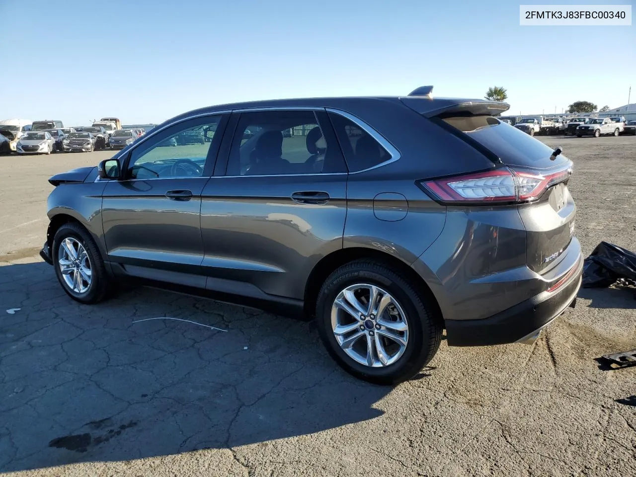 2015 Ford Edge Sel VIN: 2FMTK3J83FBC00340 Lot: 79770434