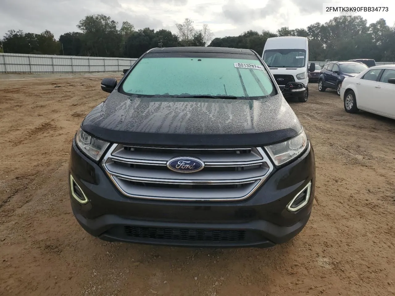 2015 Ford Edge Titanium VIN: 2FMTK3K90FBB34773 Lot: 80132674